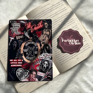 Spooky Romance Kindle Insert: Gothic Photo Card for clear case Kindle, Kobo, Ipad