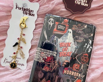 Halloween Fest Kindle Insert | Spooky Photo Card | Clear Case Insert | Kindle Stickers
