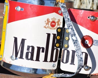 R&D Vintage Marlboro Virginia Rockabilly License Plate Purse