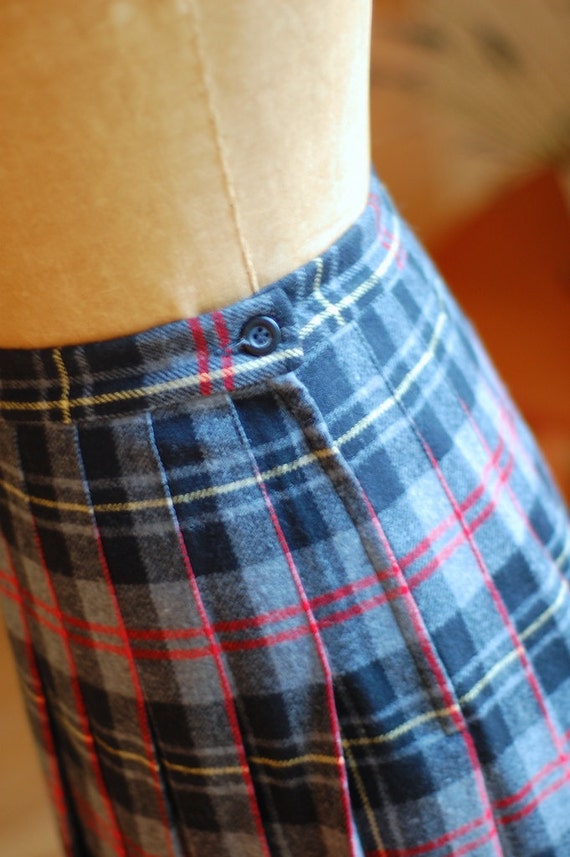 pendleton pleated wool skirt - image 4