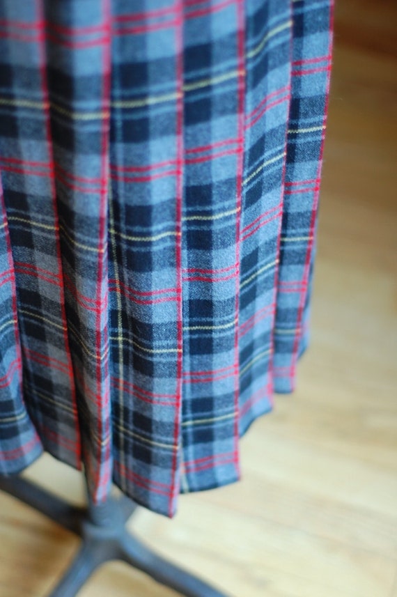 pendleton pleated wool skirt - image 2