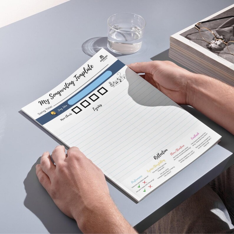 Songwriting Worksheet.pdf Songwriting Template | Printable Songwriting Worksheet | Music Writing ...