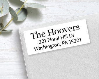 Return Address Labels, Custom Address Labels, Clear Address Labels, Address Labels, Wedding Address Labels, Personalized Address Labels, 312