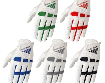 Cabretta leren golfhandschoen, ademende pasvorm, pro grip, aangepast logo