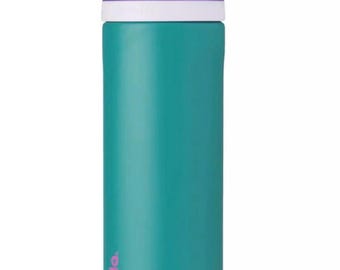 Botella de agua Owala FreeSip de acero inoxidable de 780 ml, color Pistas de esquí de los 80. (Nueva y sin abrir)