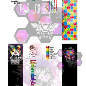 Autism INKJOY Gel Pen Wrap PNG