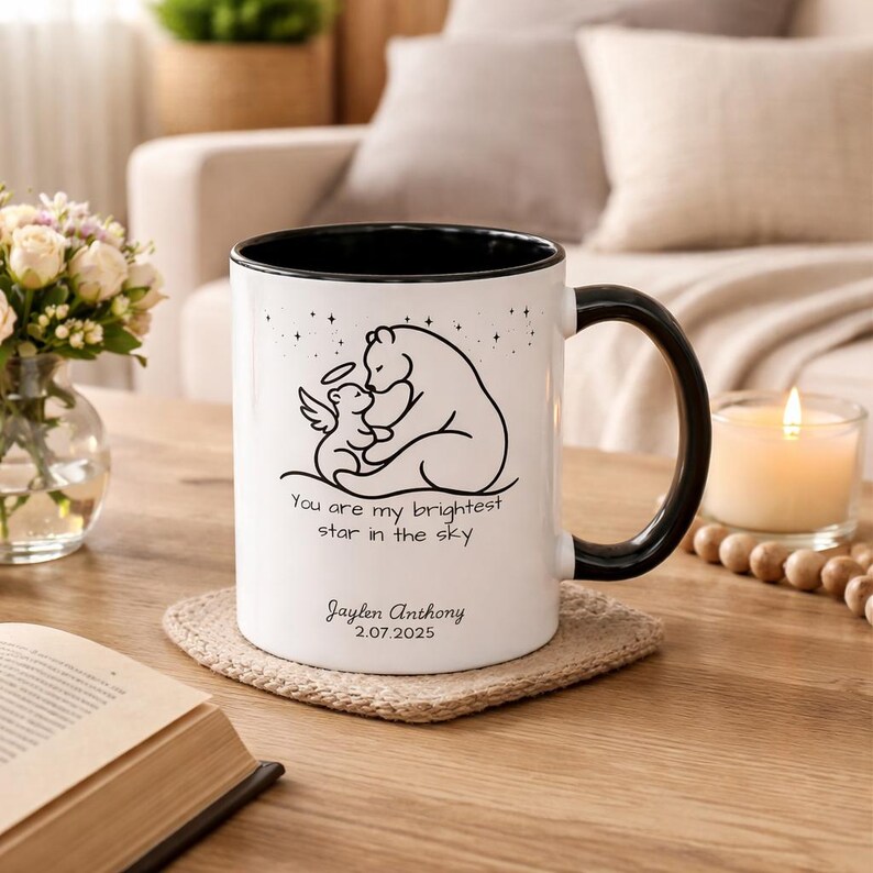 Miscarriage memorial accent mug pregnancy loss gift baby loss sympathy coffee mug