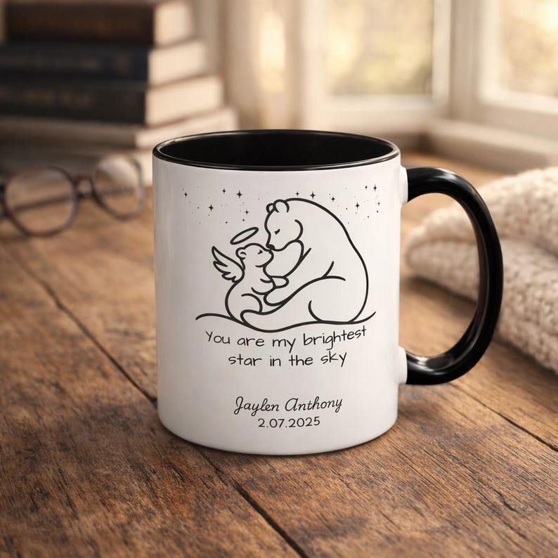 Miscarriage gift mug for mom, pregnancy loss comfort keepsake