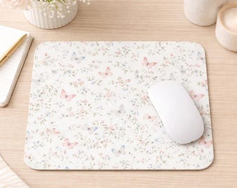 Miskraam Memorial muismat, blauwe en roze vlinderherdenking