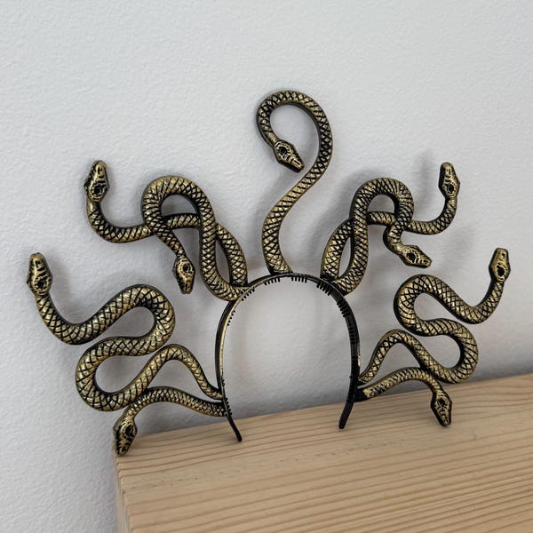 Gold Medusa Headband
