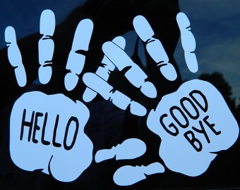 Hello Goodbye Hands Etsy