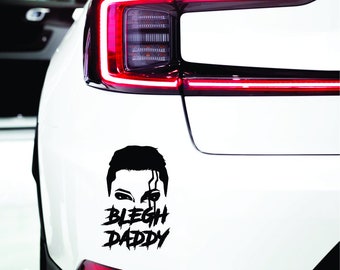 Blegh Daddy Chris Motionless Metalcore Car Decal Window Bumper Sticker Laptop Guitar Emo Metal Scream