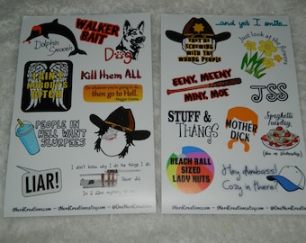 Walker Hunters Vinyl Kiss Cut Stickers 2 Sheets Quotes 20 All Weather Decals