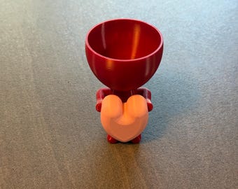 Heart Planter Buddy | Mini Flower Pot | Valentine’s Day Gift | Desk or Home Decor