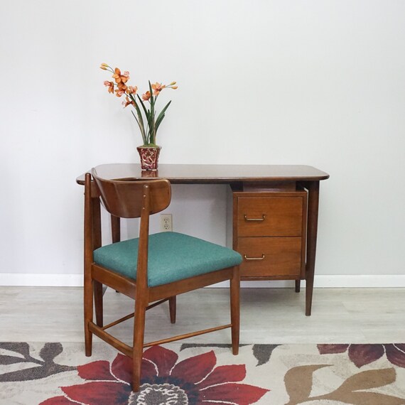 American Of Martinsville Mid Century Modern Floating Desk With Image 0
