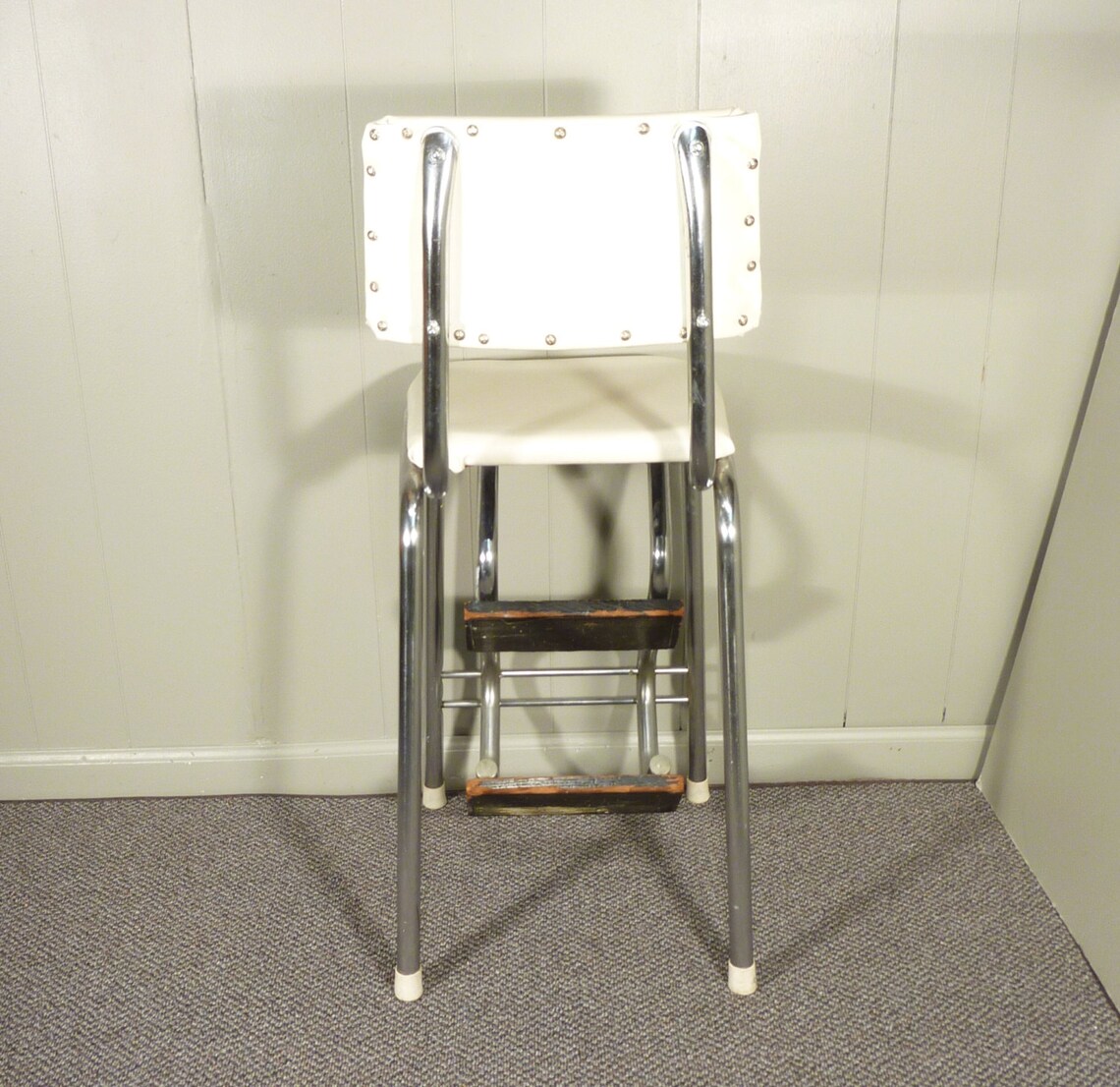 Retro 50s vintage step stool kitchen stool chair Etsy