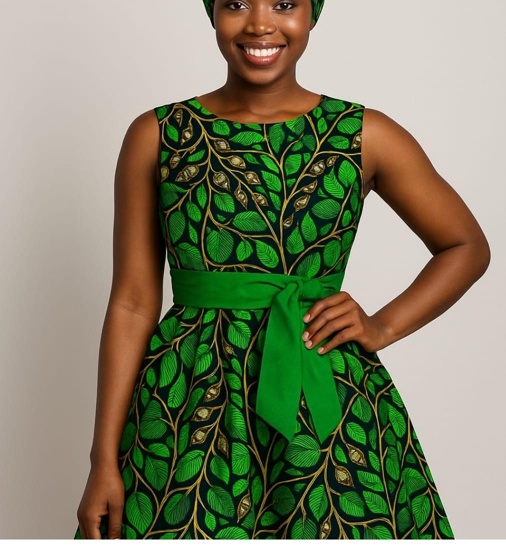 strapless open back dress African Sleeveless Off-Shoulder Maxi Dresses for Women | High-Waist Ankara  Party Wear