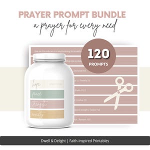 Prayer Prompts Bundle | 4-Theme Starter Pack