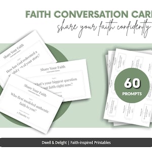 Karty do rozmów o wierze (do druku) • 60 chrześcijańskich sposobów na przełamanie lodów i podpowiedzi do modlitwy