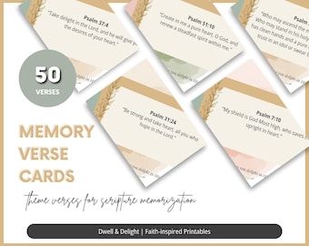 Printable Scripture Verses - Psalms Bible Verse Prints
