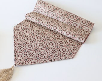 HARU Japanese Table Runner with Tassel