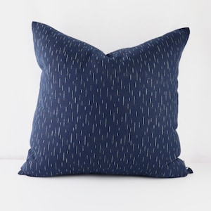 AME Pillow Cover, Decorative Pillows, Cushion Cover, Throw Pillow, Japanese Gifts, Japanese Pillow, Navy Pillow