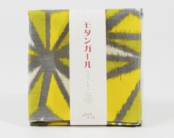 Furoshiki Wrapping Cloth in Japanese Traditional "ASANOHA" Pattern, Tablecloths and Eco-friendly Gift Wrapping, 100% Cotton, Made in Japan