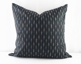 Arrow Black Pillow Cover, Decorative Pillows, Cushion Cover, Throw Pillow, Japanese Gifts, Japanese Pillow