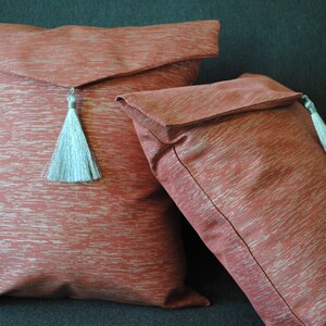Red & Silver Envelope Pillow Cover - Asian Pillow Cover