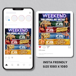 weekend lineup flyer, nightclub flyer, party flyer, new year party flyer, club promo flyer, dj event flyer, urban party flyer, spin the block, mega dj event flyer, club party flyer, nightlife flyer, bar event flyer, adult party flyer