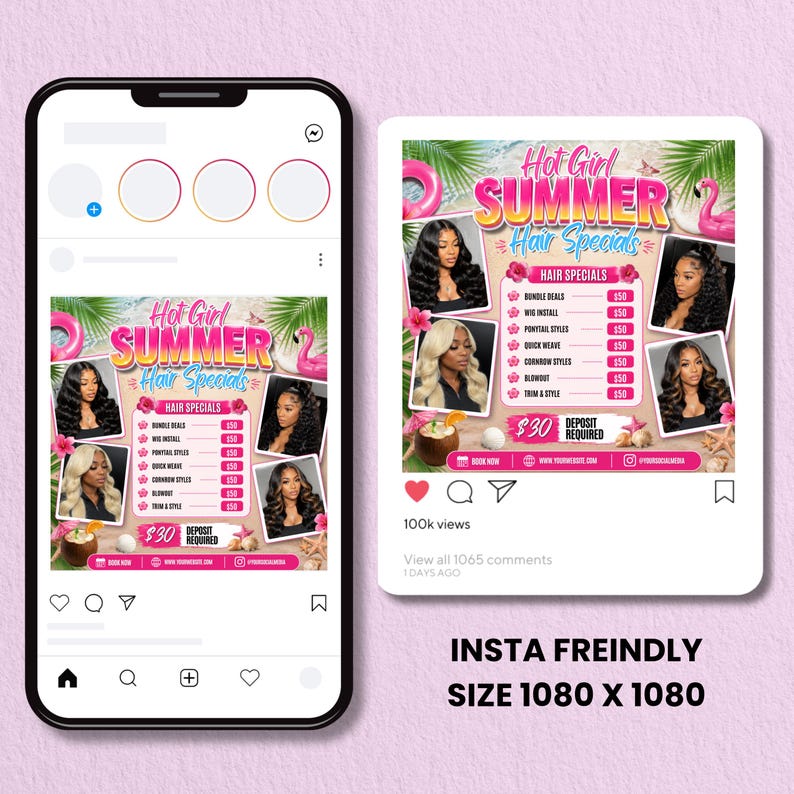 summer booking flyer Canva, braids flyer template editable, knotless braids booking flyer, beauty salon flyer Canva, summer sale beauty flyer, editable hair flyer template, beauty business marketing Canva, hairstylist promo flyer, social media beauty flyer, instant download Canva template, braids booking flyer digital download