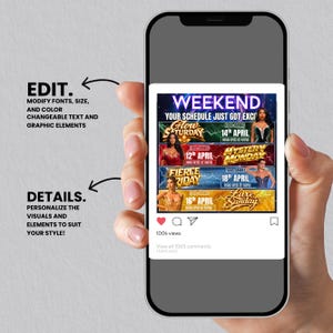 weekend lineup flyer, nightclub flyer, party flyer, new year party flyer, club promo flyer, dj event flyer, urban party flyer, spin the block, mega dj event flyer, club party flyer, nightlife flyer, bar event flyer, adult party flyer