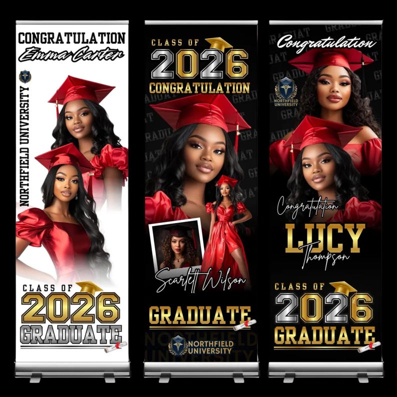 etsy digital download, graduation banner template, class of 2026 banner Canva, editable graduation banner bundle, grad party banner template, senior celebration banner design, custom photo graduation banner, Canva editable banner templates, graduation party decorations, yard sign banner graduation, instant download Canva bundle, printable graduation decor, graduation backdrop banner, DIY graduation banner Canva, modern graduation party decor, personalized graduation banner, grad banner template.