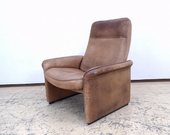 De Sede DS 50 Echtledersessel in cognac Relaxfunktion Funktion #13418