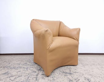 Cassina Tentazione  cognac #1 Designersessel Echtledersessel Mario Bellini #0066