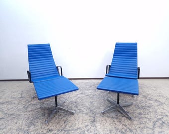 Hermann Miller Ea 124 Ea 125 Set Designer Echtledersessel Chair Vitra Eames