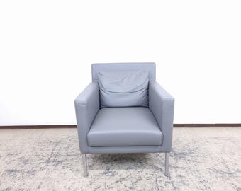 Walter Knoll Sessel Jason 391 Ledersessel Designersessel grau Luxury leatherseat