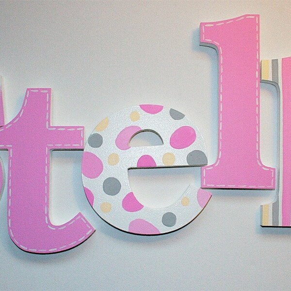 Baby Nursery Wall Letters Etsy