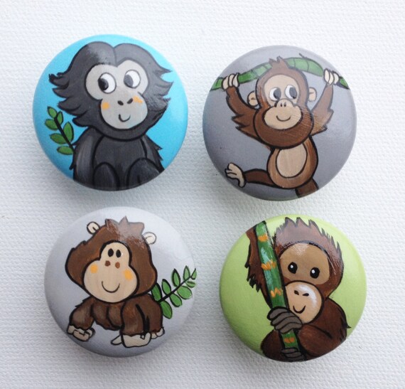 Monkeying Around Drawer Pulls Dresser Knobs And Pulls Hand Etsy