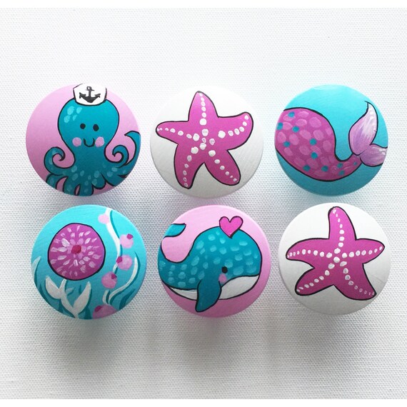 ALPHABET W 4 WHALE HOME DECOR CERAMIC KITCHEN KNOB DRAWER CABINET PULL