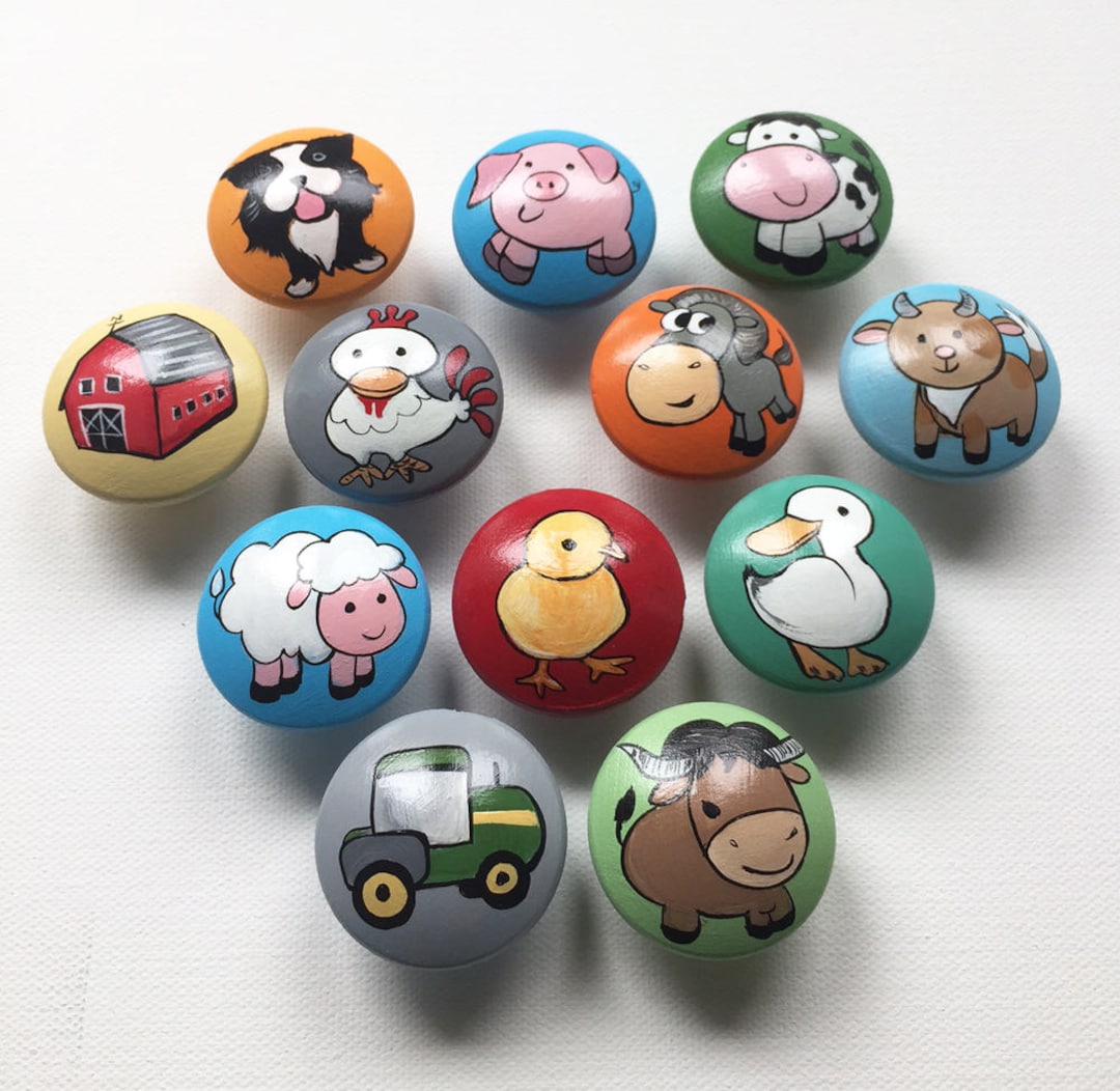 Farmland Drawer Pulls Farm Knobs / Dresser Knobs / Farmhouse Etsy
