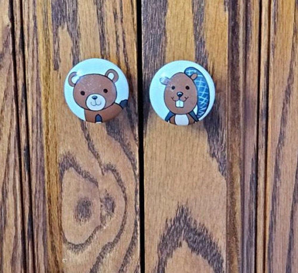 Woodland Animal Knobs Forest Animal Knobs / Dresser Pulls / Etsy Canada