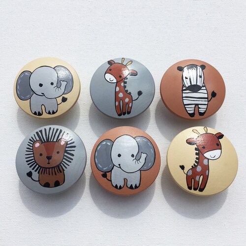 Animal Drawer Pulls large / Dresser Knobs and Pulls Hand Etsy