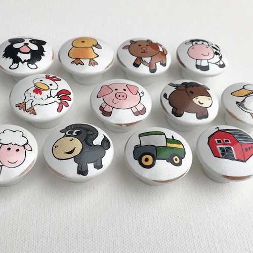Farmland Drawer Pulls Farm Knobs / Dresser Knobs / Farmhouse Etsy