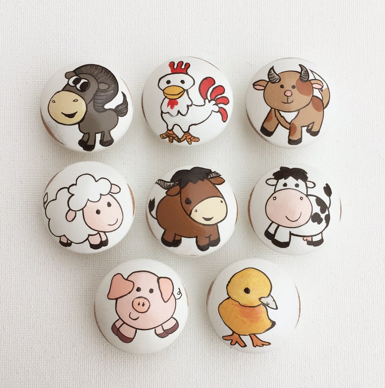 Vintage Farmland Drawer Pulls Dresser Knobs / Baby Nursery Etsy Canada