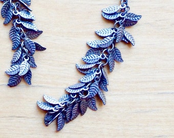 Falling Leaves Boho Dangle-Drop Statement Earrings