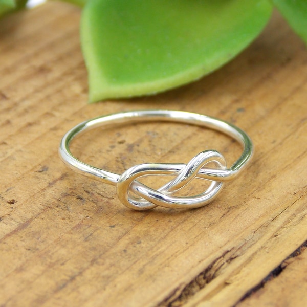 Infinity Knot Ring Etsy