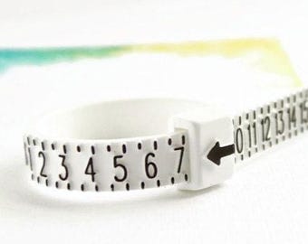 Adjustable Ring Sizer:  Plastic Ring Sizer, Reusable flexible Ring Sizer