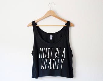 Must Be Crop Tank - Inspired by HP - by So Effing Cute