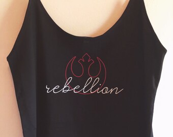 Rebellion String Tank by So Effing Cute, inspired by Star Wars